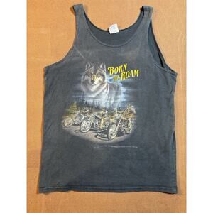 1992 CMJ 3D Emblem Harley Davidson Motorcycle Shirt Tank Fits XL 22.5x30